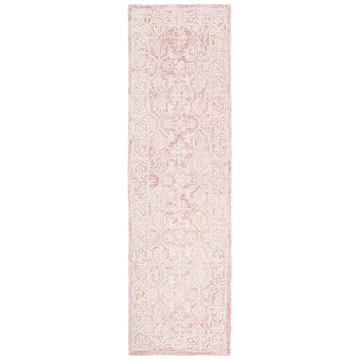 SAFAVIEH Metro MET903U Handmade Dark Pink / Ivory Rug Image 1