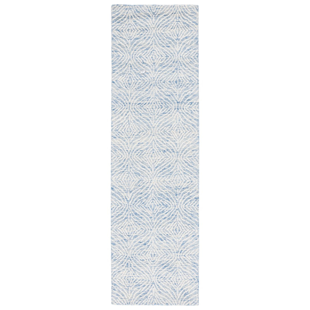 SAFAVIEH Metro MET904M Handmade Blue / Ivory Rug Image 1