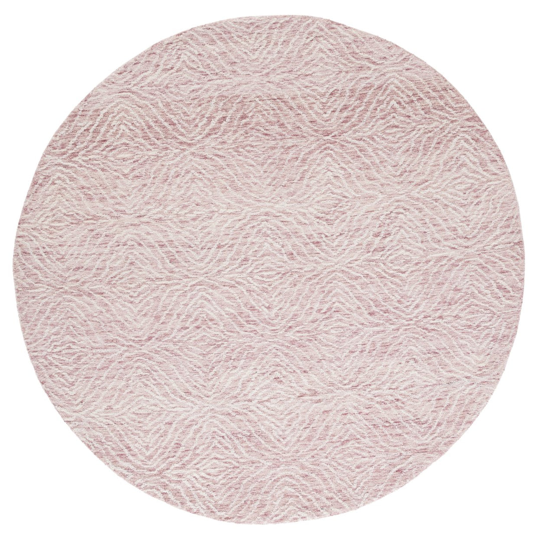 SAFAVIEH Metro MET904U Handmade Dark Pink / Ivory Rug Image 1