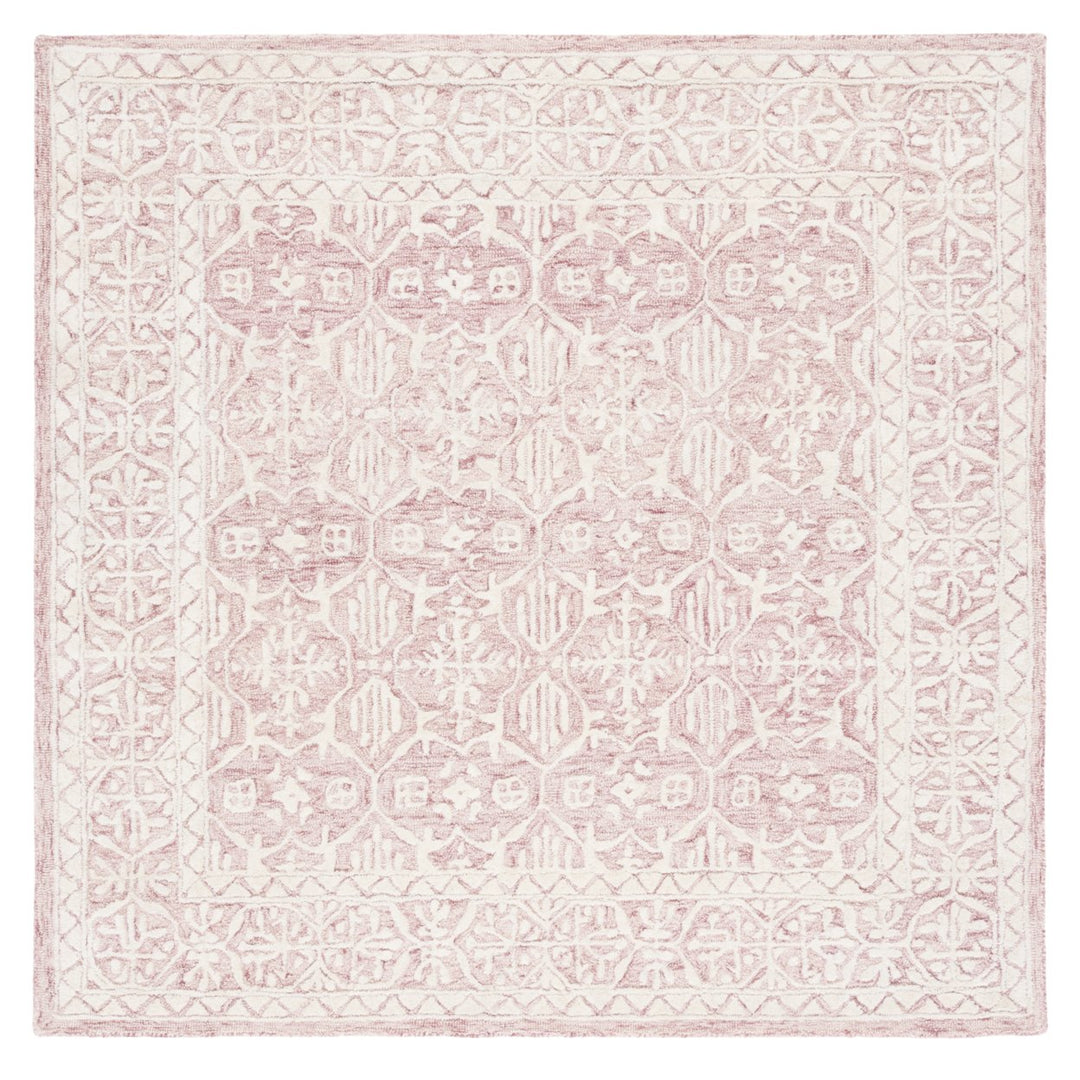 SAFAVIEH Metro MET903U Handmade Dark Pink / Ivory Rug Image 1