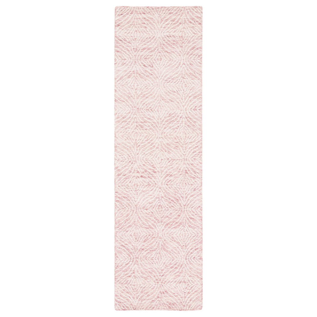 SAFAVIEH Metro MET904U Handmade Dark Pink / Ivory Rug Image 1