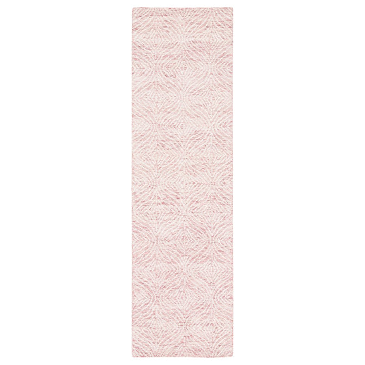 SAFAVIEH Metro MET904U Handmade Dark Pink / Ivory Rug Image 1