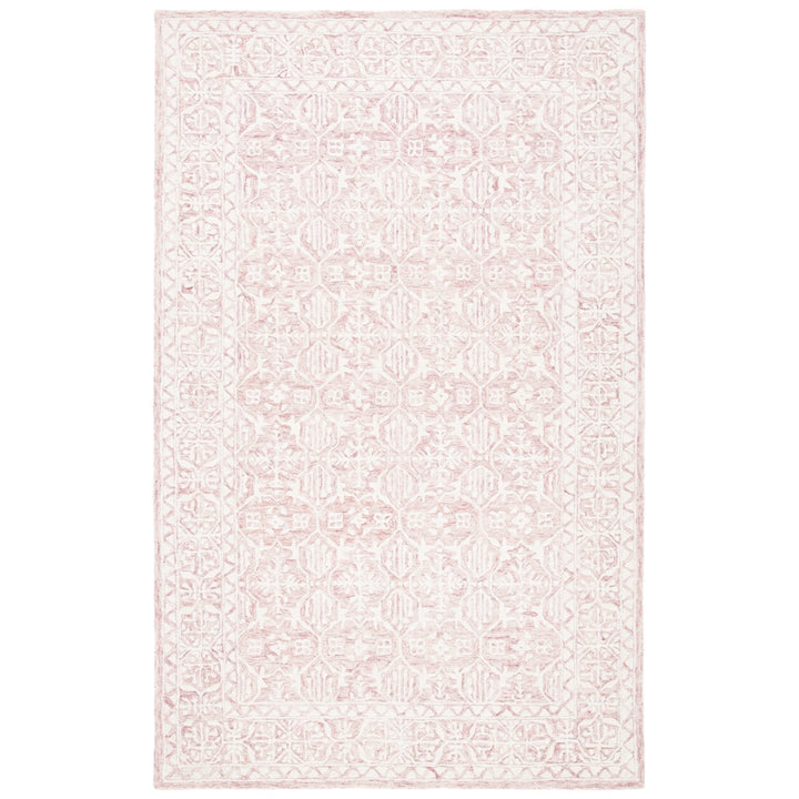 SAFAVIEH Metro MET903U Handmade Dark Pink / Ivory Rug Image 1