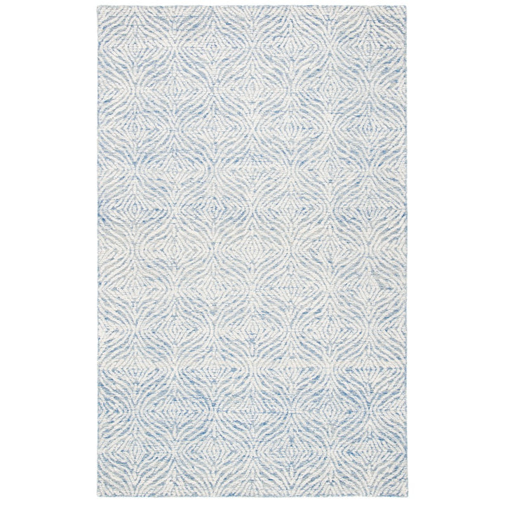 SAFAVIEH Metro MET904M Handmade Blue / Ivory Rug Image 1