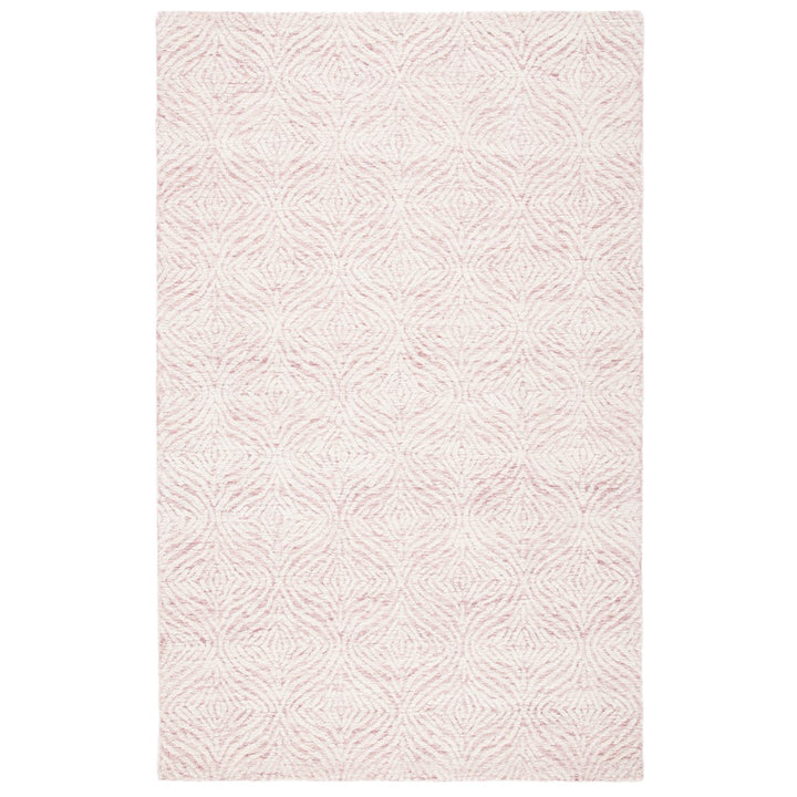 SAFAVIEH Metro MET904U Handmade Dark Pink / Ivory Rug Image 1