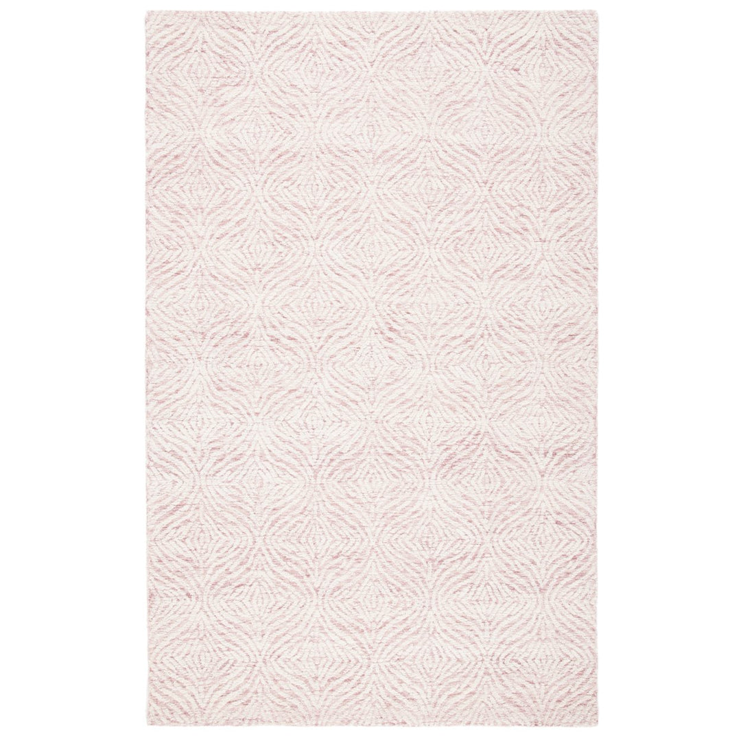 SAFAVIEH Metro MET904U Handmade Dark Pink / Ivory Rug Image 1