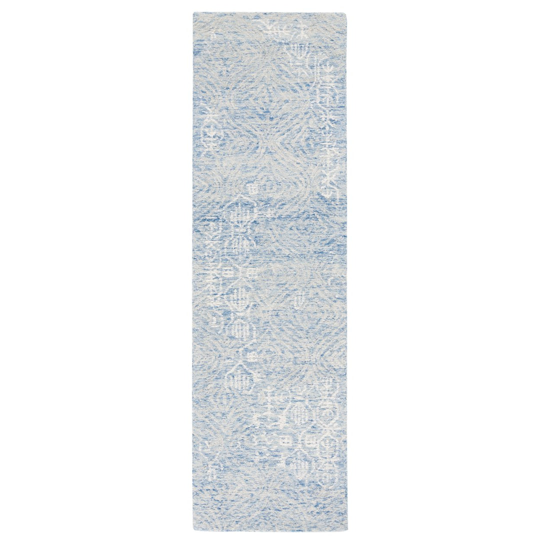 SAFAVIEH Metro MET905M Handmade Blue / Ivory Rug Image 1