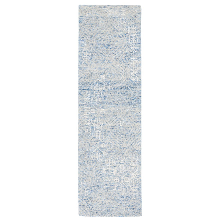 SAFAVIEH Metro MET905M Handmade Blue / Ivory Rug Image 1