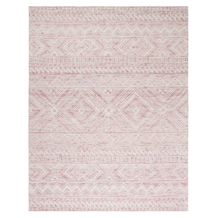 SAFAVIEH Metro MET906U Handmade Dark Pink / Ivory Rug Image 1