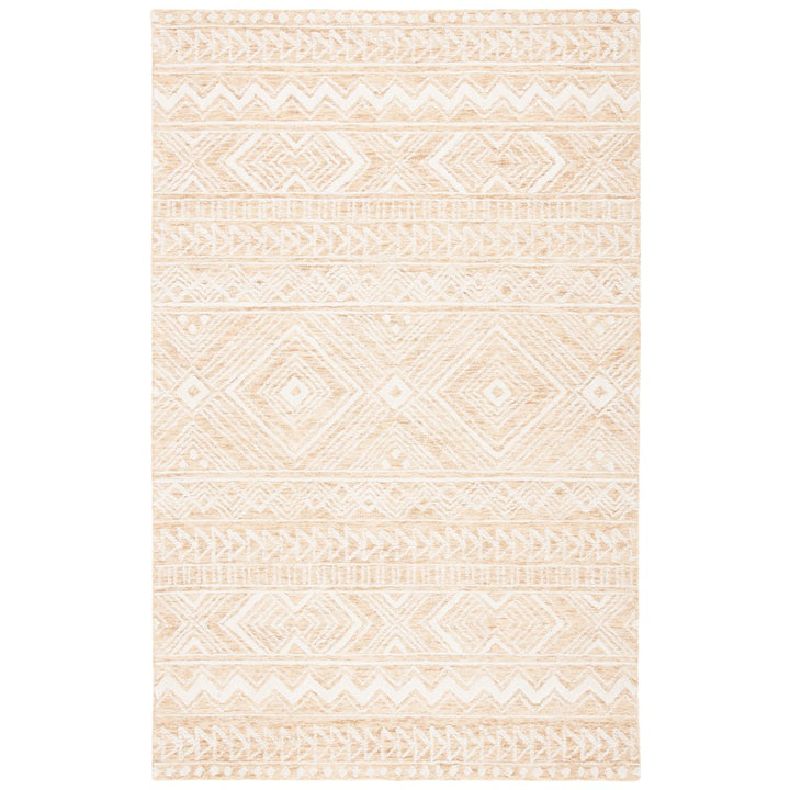 SAFAVIEH Metro MET906D Handmade Gold / Ivory Rug Image 1