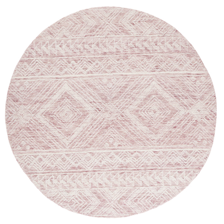 SAFAVIEH Metro MET906U Handmade Dark Pink / Ivory Rug Image 4