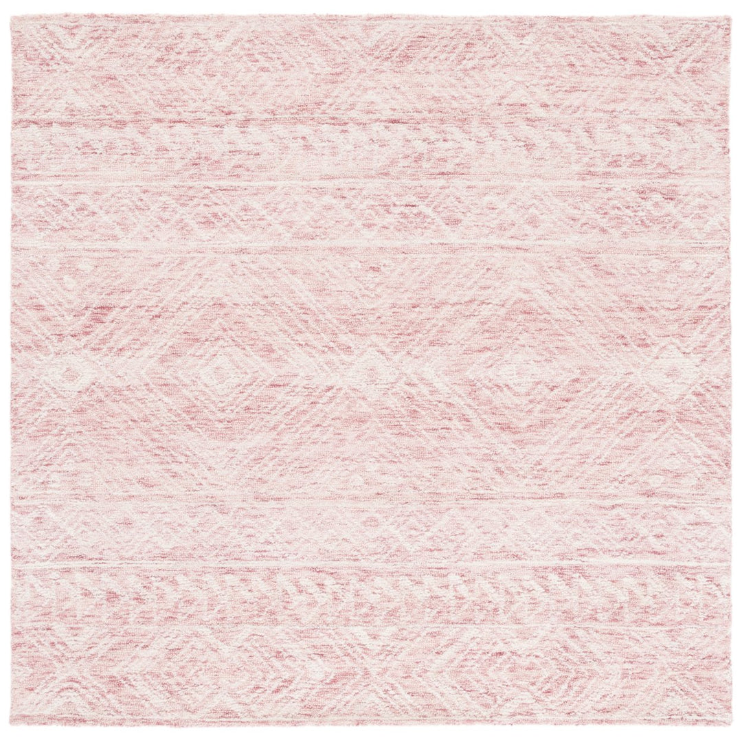 SAFAVIEH Metro MET906U Handmade Dark Pink / Ivory Rug Image 6