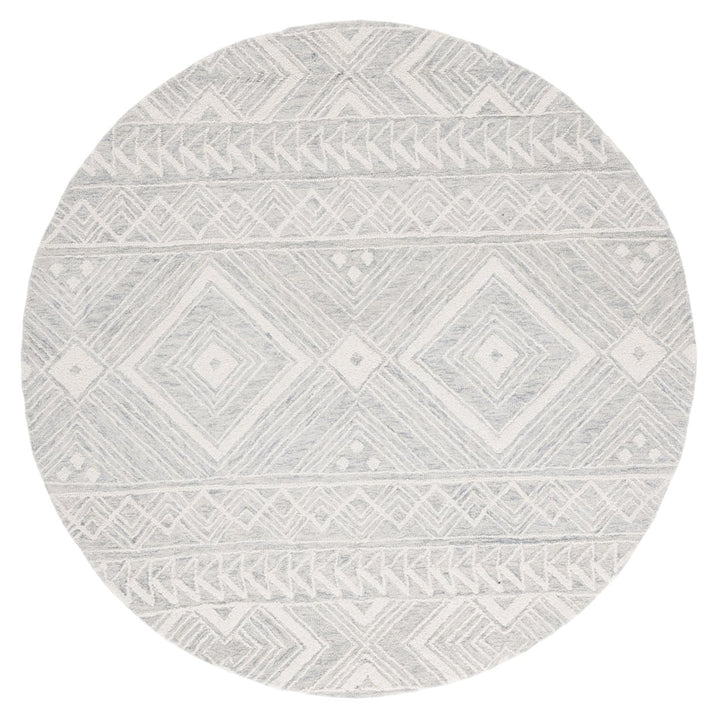 SAFAVIEH Metro MET908F Handmade Grey / Ivory Rug Image 1