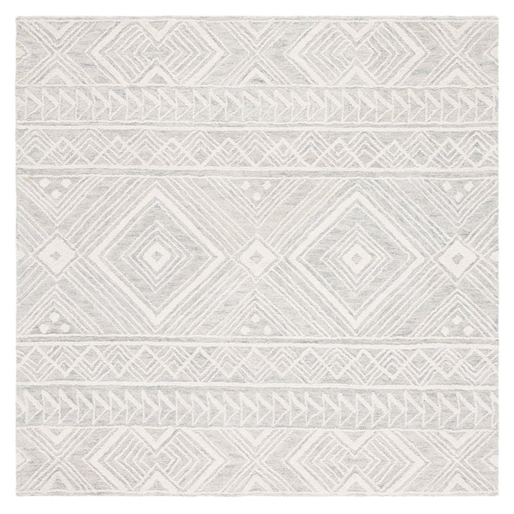 SAFAVIEH Metro MET908F Handmade Grey / Ivory Rug Image 1