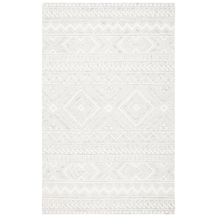 SAFAVIEH Metro MET908F Handmade Grey / Ivory Rug Image 1