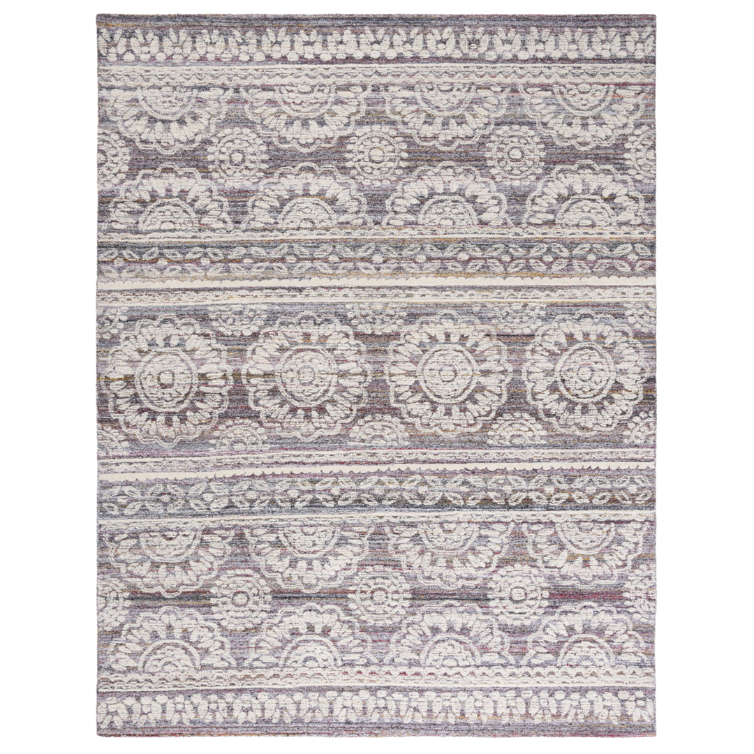 SAFAVIEH Metro Collection MET910Q Handmade Red/Ivory Rug Image 1