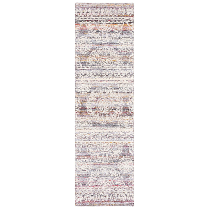 SAFAVIEH Metro Collection MET910Q Handmade Red/Ivory Rug Image 5