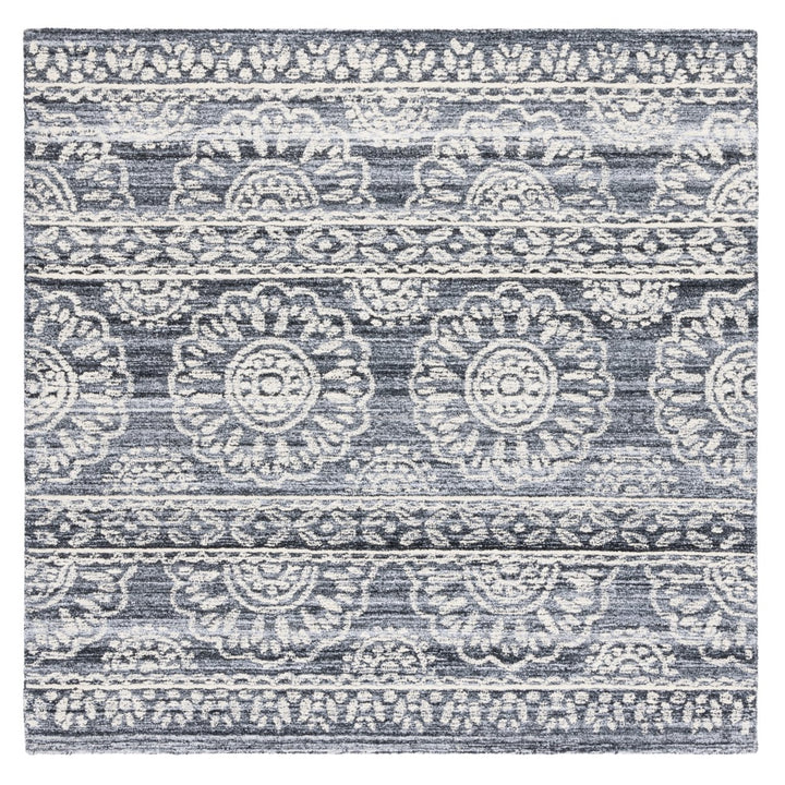 SAFAVIEH Metro MET910F Handmade Grey / Ivory Rug Image 1