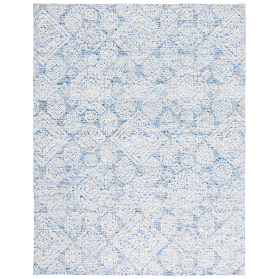 SAFAVIEH Metro MET987M Handmade Blue / Ivory Rug Image 1