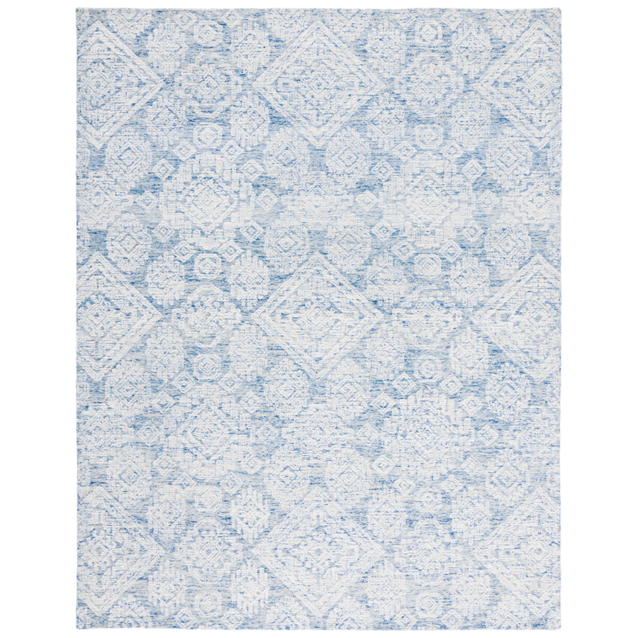 SAFAVIEH Metro MET987M Handmade Blue / Ivory Rug Image 1