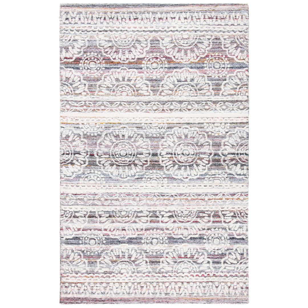 SAFAVIEH Metro Collection MET910Q Handmade Red/Ivory Rug Image 10