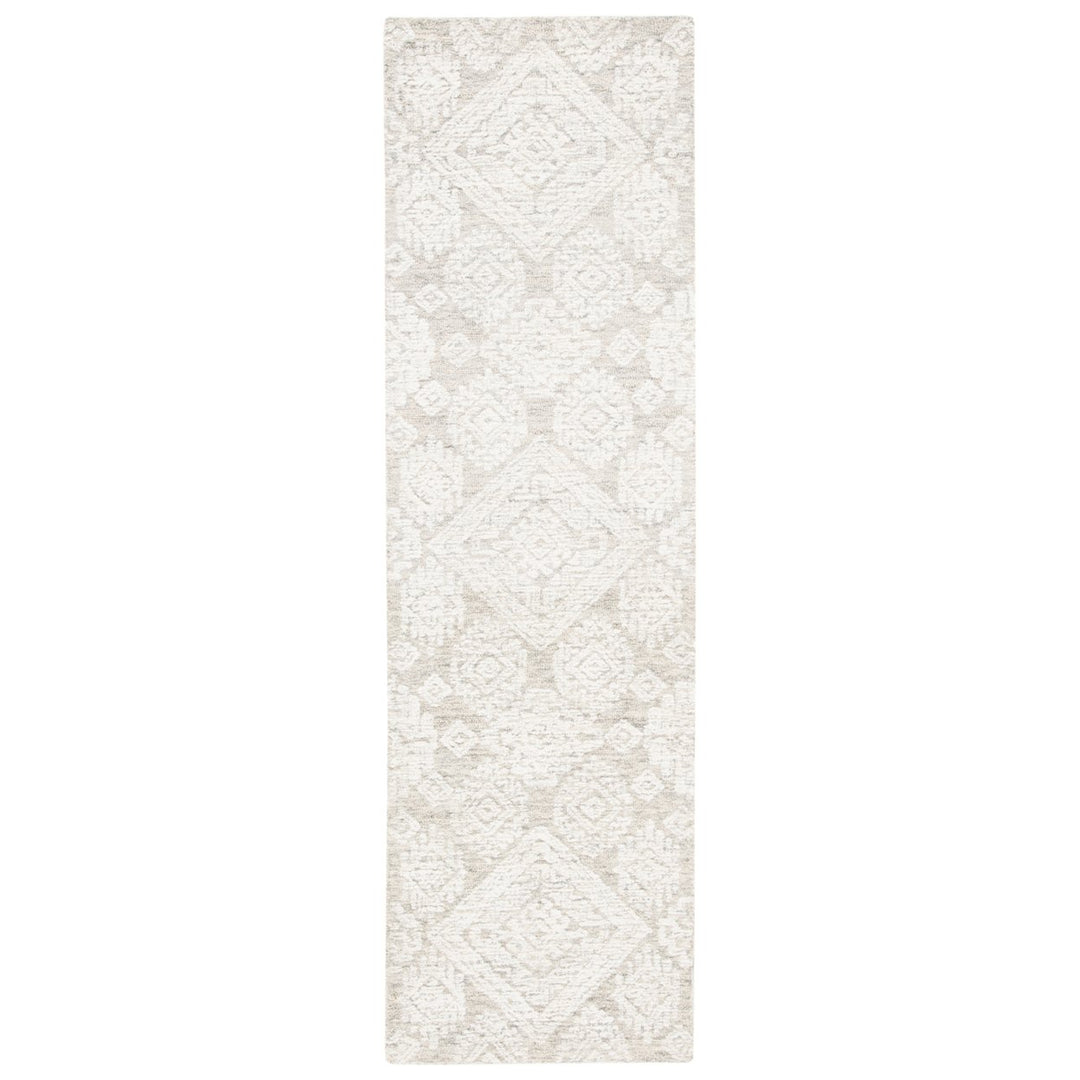 SAFAVIEH Metro MET987T Handmade Light Brown / Ivory Rug Image 1