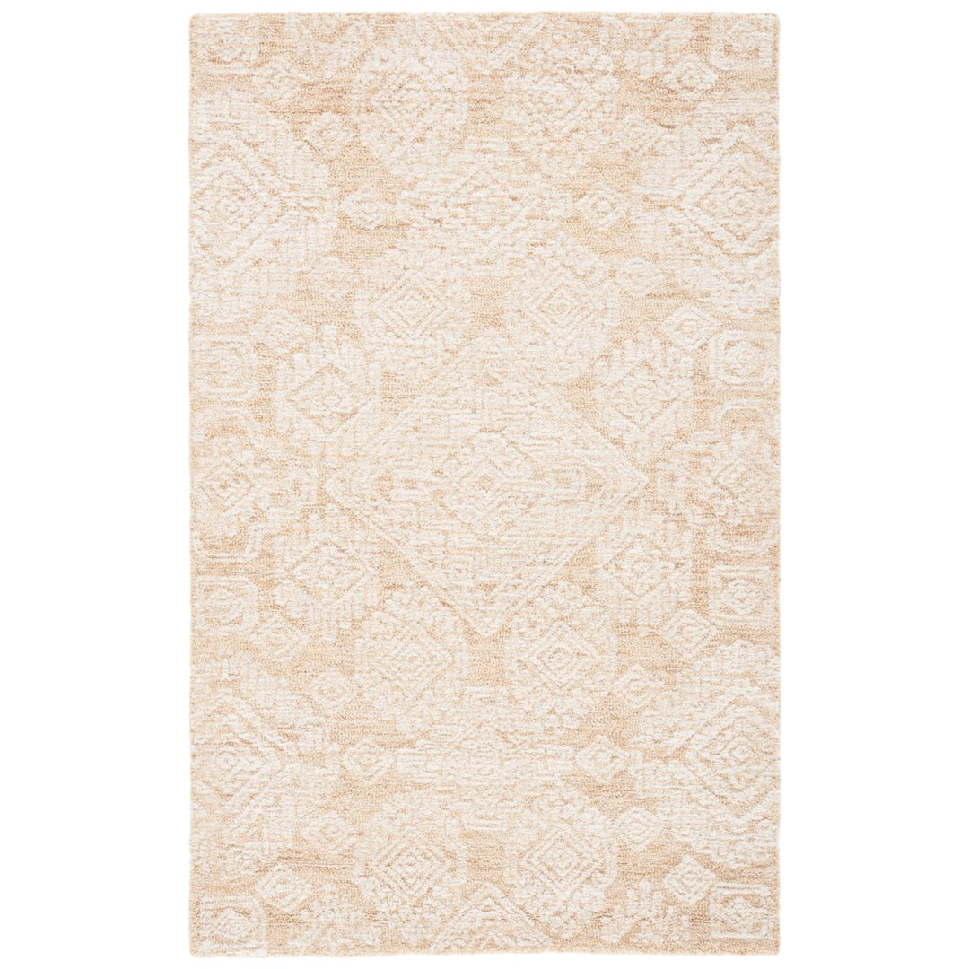 SAFAVIEH Metro MET987D Handmade Gold / Ivory Rug Image 1