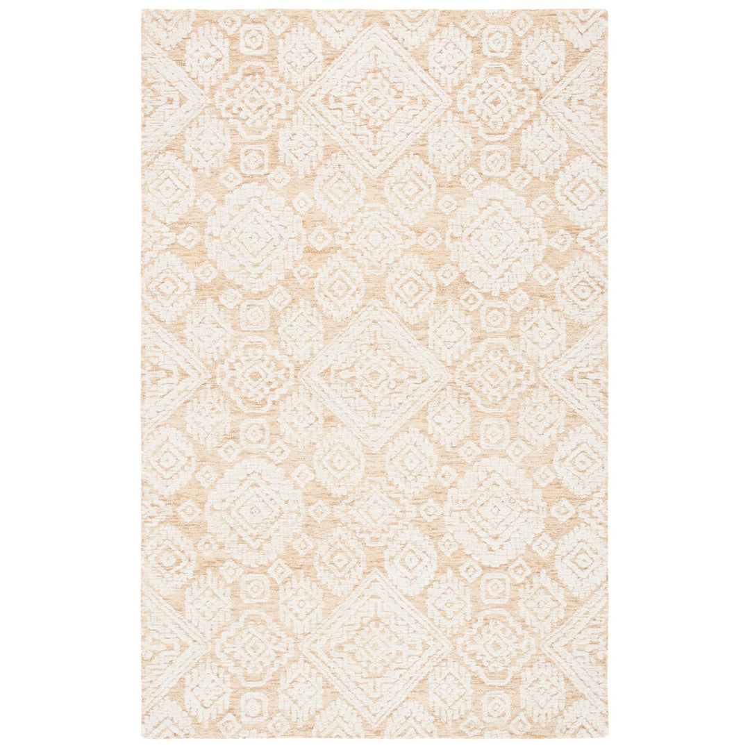 SAFAVIEH Metro MET987D Handmade Gold / Ivory Rug Image 1