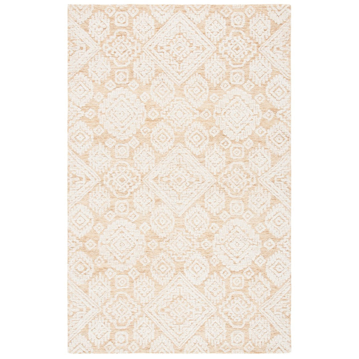 SAFAVIEH Metro MET987D Handmade Gold / Ivory Rug Image 1