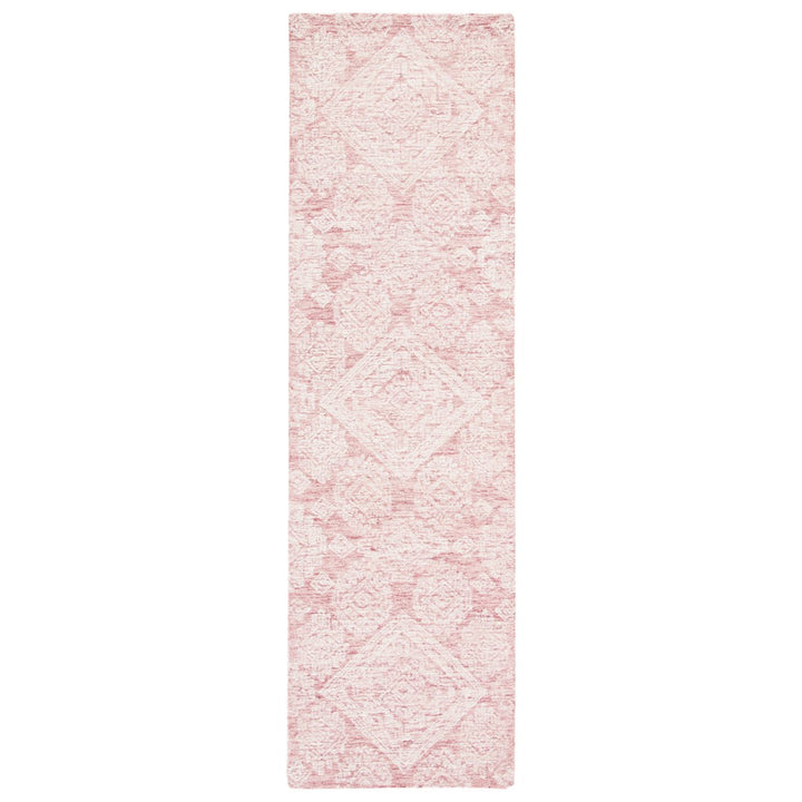 SAFAVIEH Metro MET987U Handmade Dark Pink / Ivory Rug Image 1