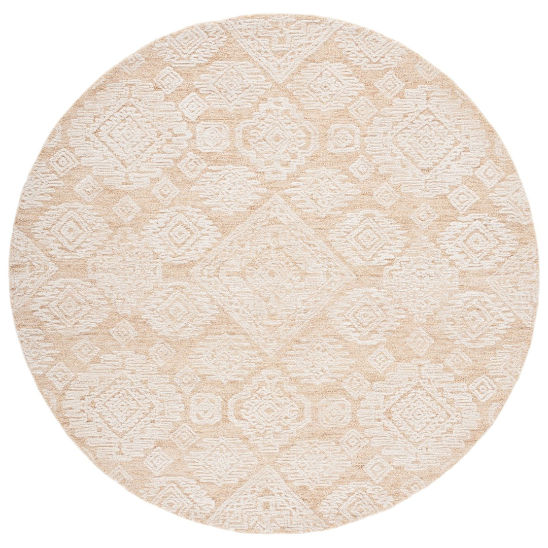 SAFAVIEH Metro MET987D Handmade Gold / Ivory Rug Image 1