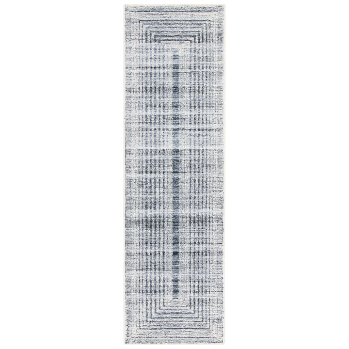 SAFAVIEH Metro MET991H Handmade Dark Grey / Ivory Rug Image 1