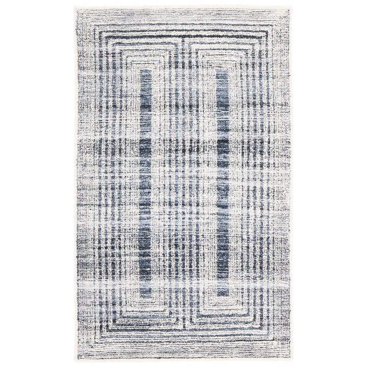 SAFAVIEH Metro MET991H Handmade Dark Grey / Ivory Rug Image 7