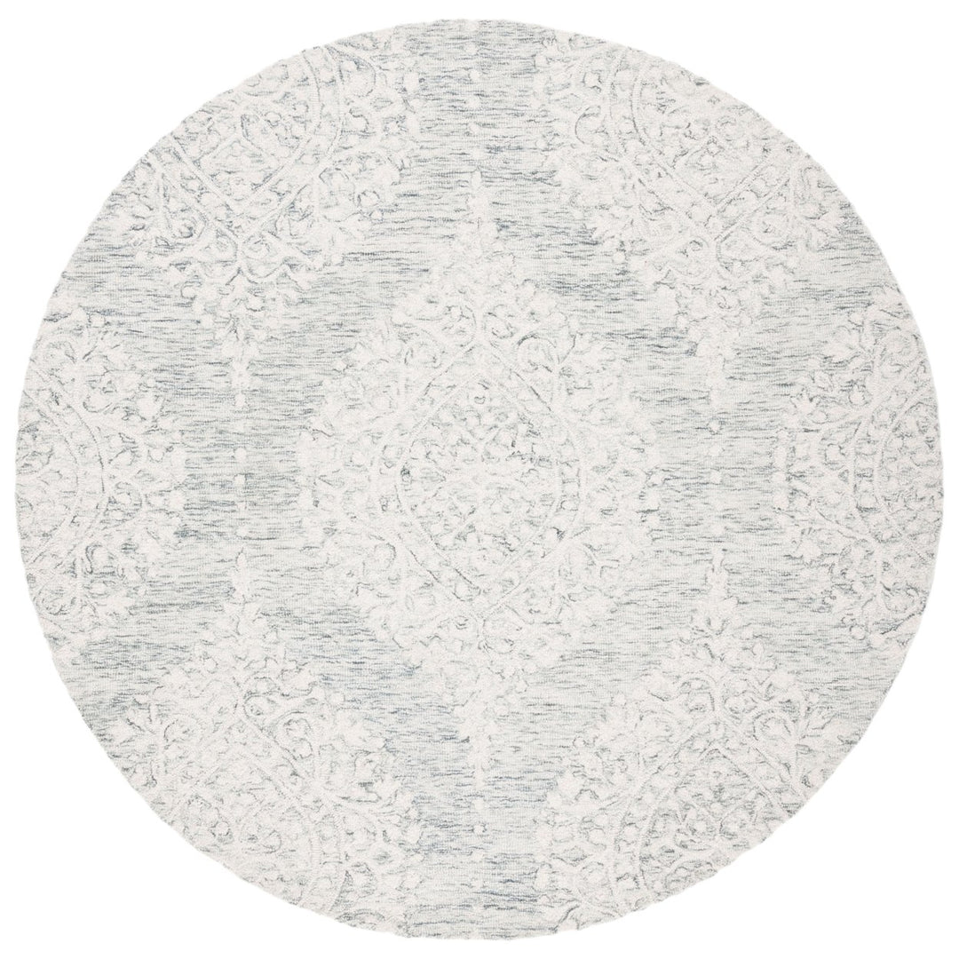 SAFAVIEH Metro MET992F Handmade Grey / Ivory Rug Image 1