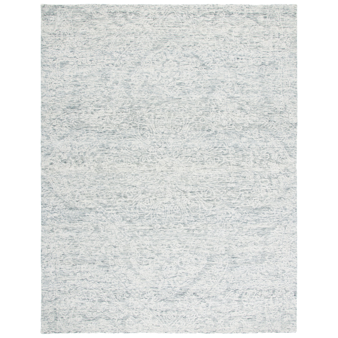 SAFAVIEH Metro MET993H Handmade Dark Grey / Ivory Rug Image 1