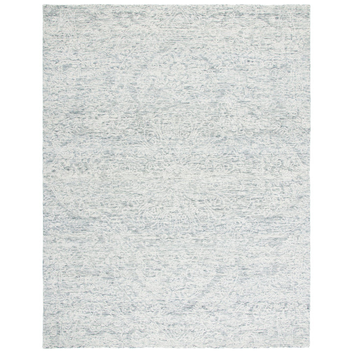 SAFAVIEH Metro MET993H Handmade Dark Grey / Ivory Rug Image 1