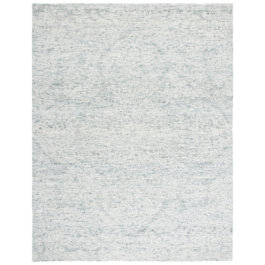 SAFAVIEH Metro MET993H Handmade Dark Grey / Ivory Rug Image 1