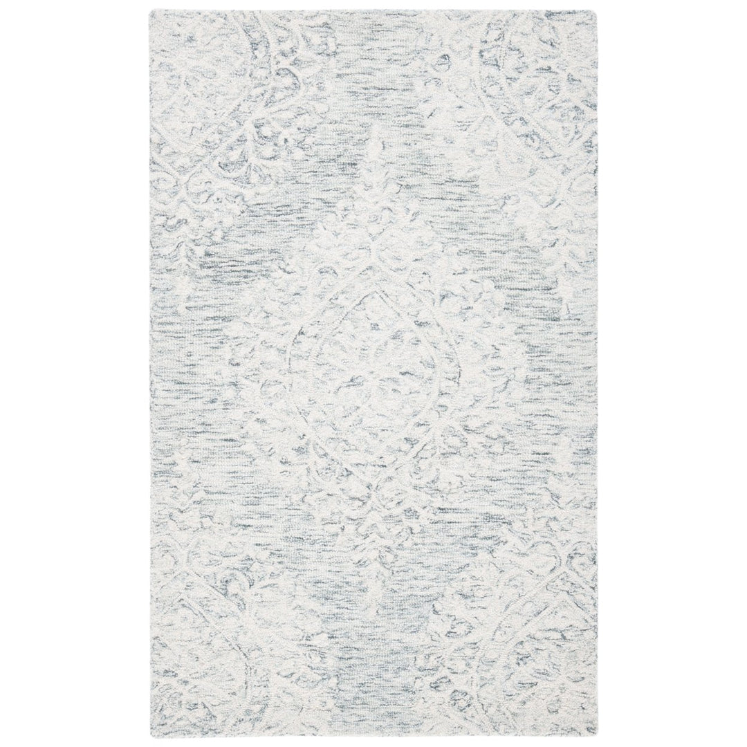 SAFAVIEH Metro MET992F Handmade Grey / Ivory Rug Image 1