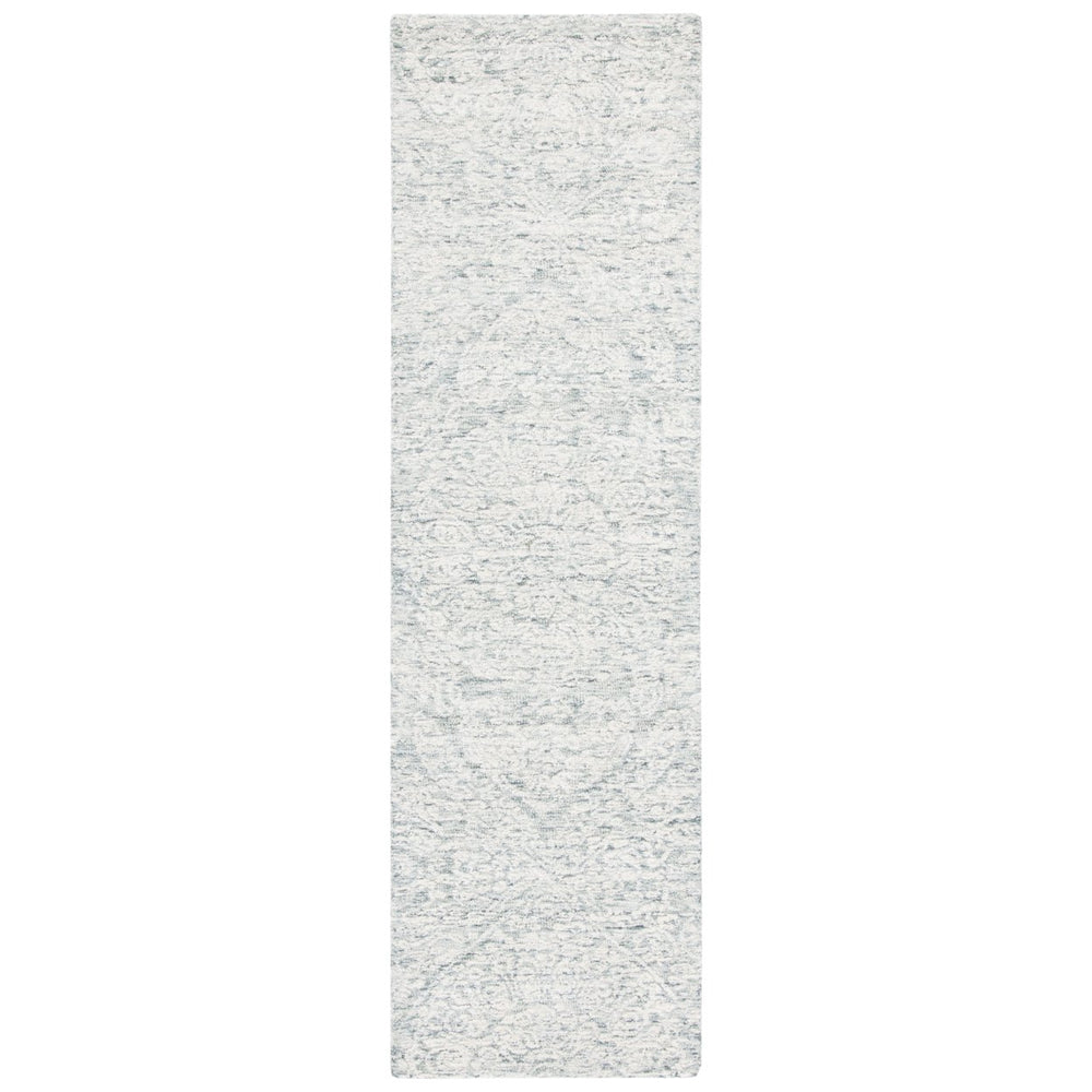 SAFAVIEH Metro MET993H Handmade Dark Grey / Ivory Rug Image 2