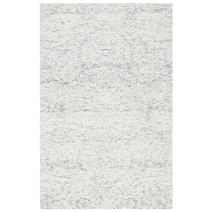 SAFAVIEH Metro MET993H Handmade Dark Grey / Ivory Rug Image 4