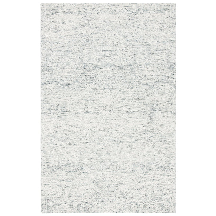 SAFAVIEH Metro MET993H Handmade Dark Grey / Ivory Rug Image 1