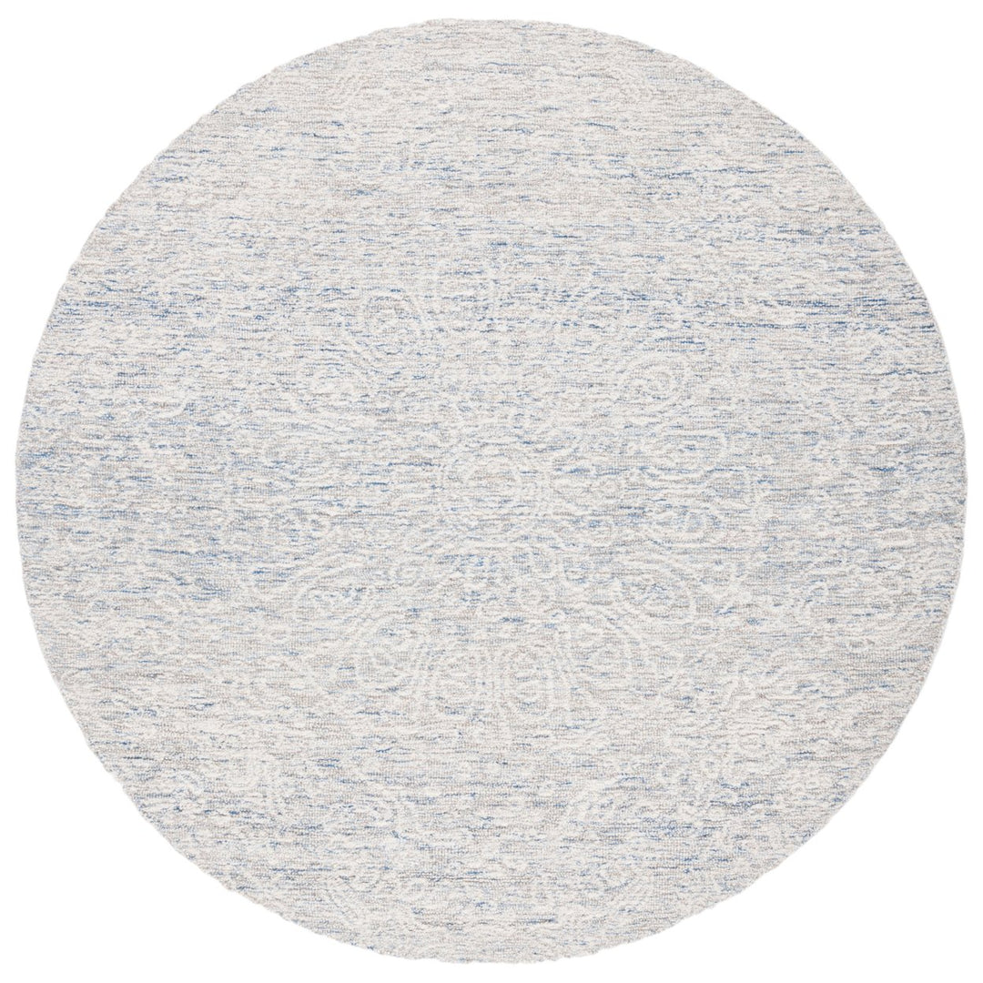 SAFAVIEH Metro MET993L Handmade Light Blue / Ivory Rug Image 1