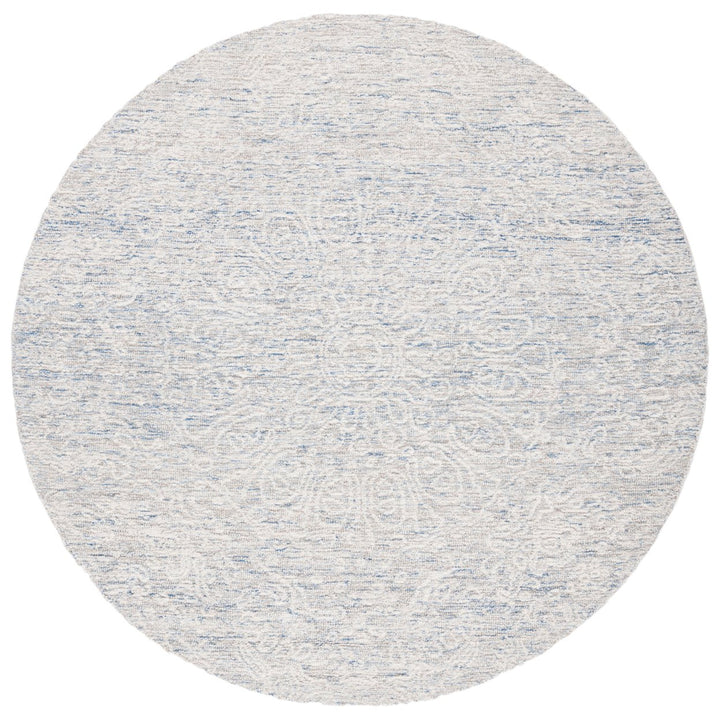 SAFAVIEH Metro MET993L Handmade Light Blue / Ivory Rug Image 1