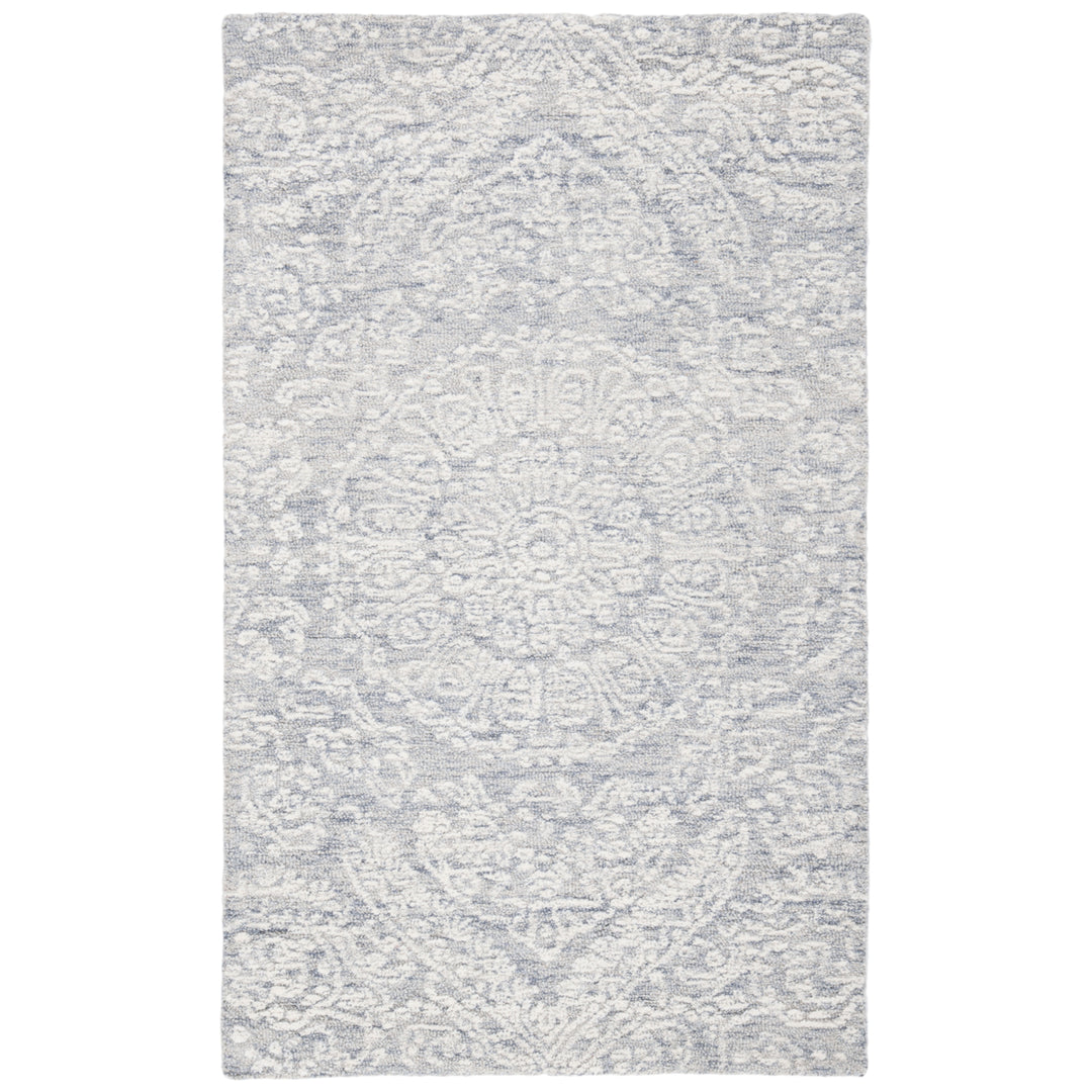 SAFAVIEH Metro MET993F Handmade Grey / Ivory Rug Image 10