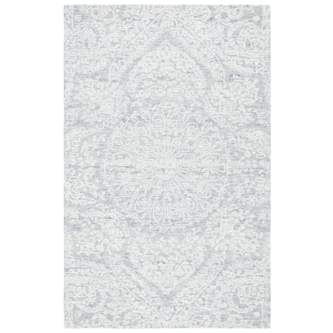 SAFAVIEH Metro MET993F Handmade Grey / Ivory Rug Image 11