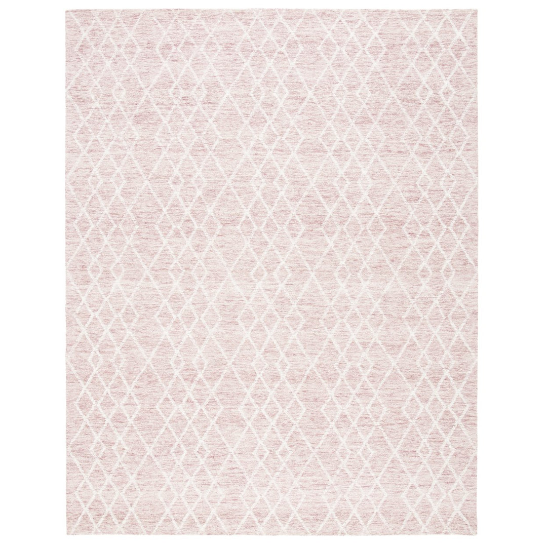 SAFAVIEH Metro MET994U Handmade Pink / Ivory Rug Image 1