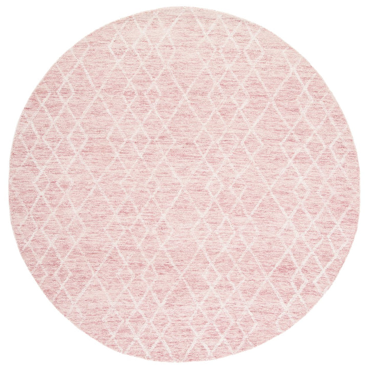 SAFAVIEH Metro MET994U Handmade Pink / Ivory Rug Image 4