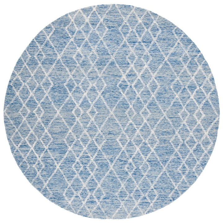 SAFAVIEH Metro MET994M Handmade Blue / Ivory Rug Image 1