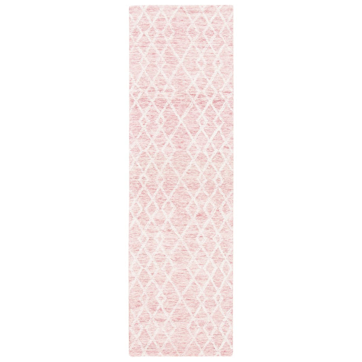 SAFAVIEH Metro MET994U Handmade Pink / Ivory Rug Image 5