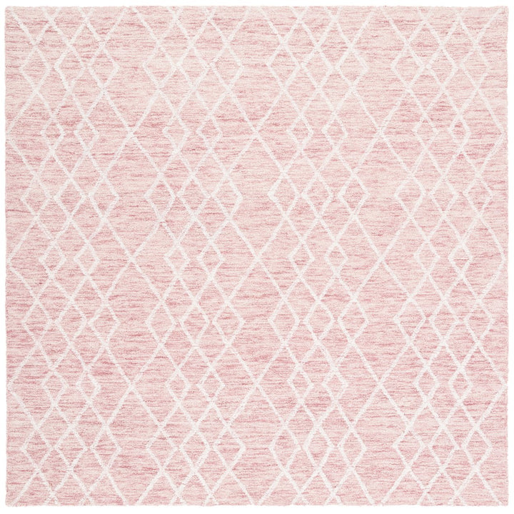 SAFAVIEH Metro MET994U Handmade Pink / Ivory Rug Image 6